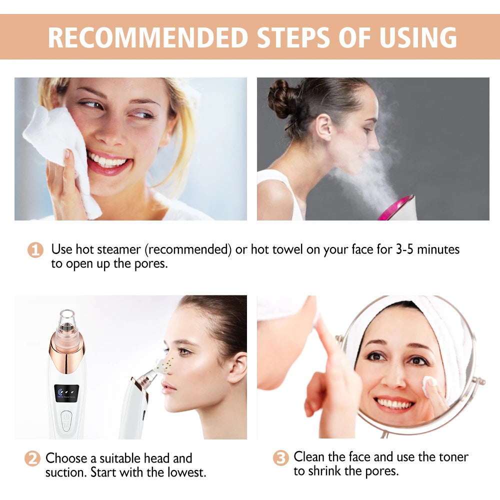 Electric Blackhead Remover Pore Vacuum