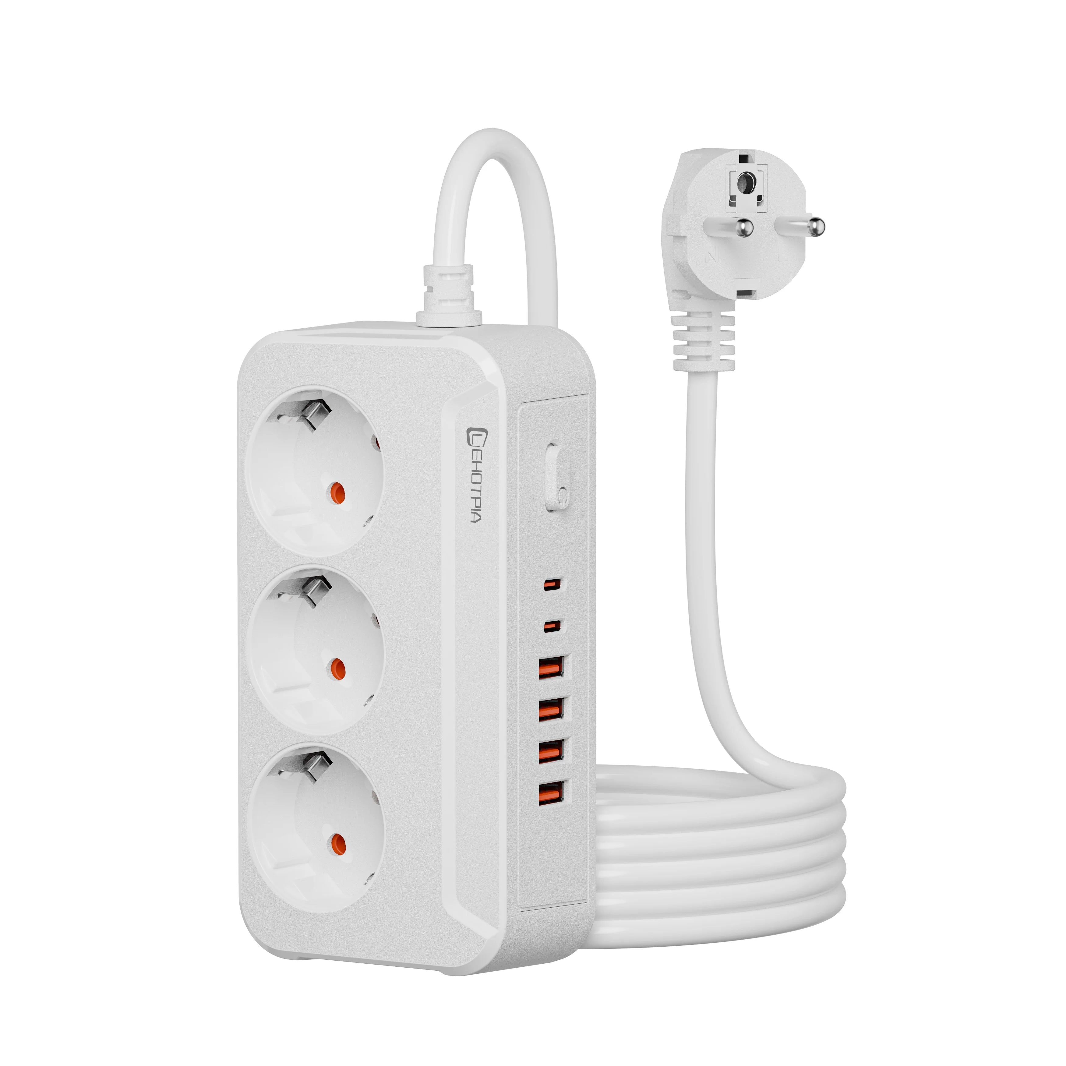 EU Power Strip with USB-C