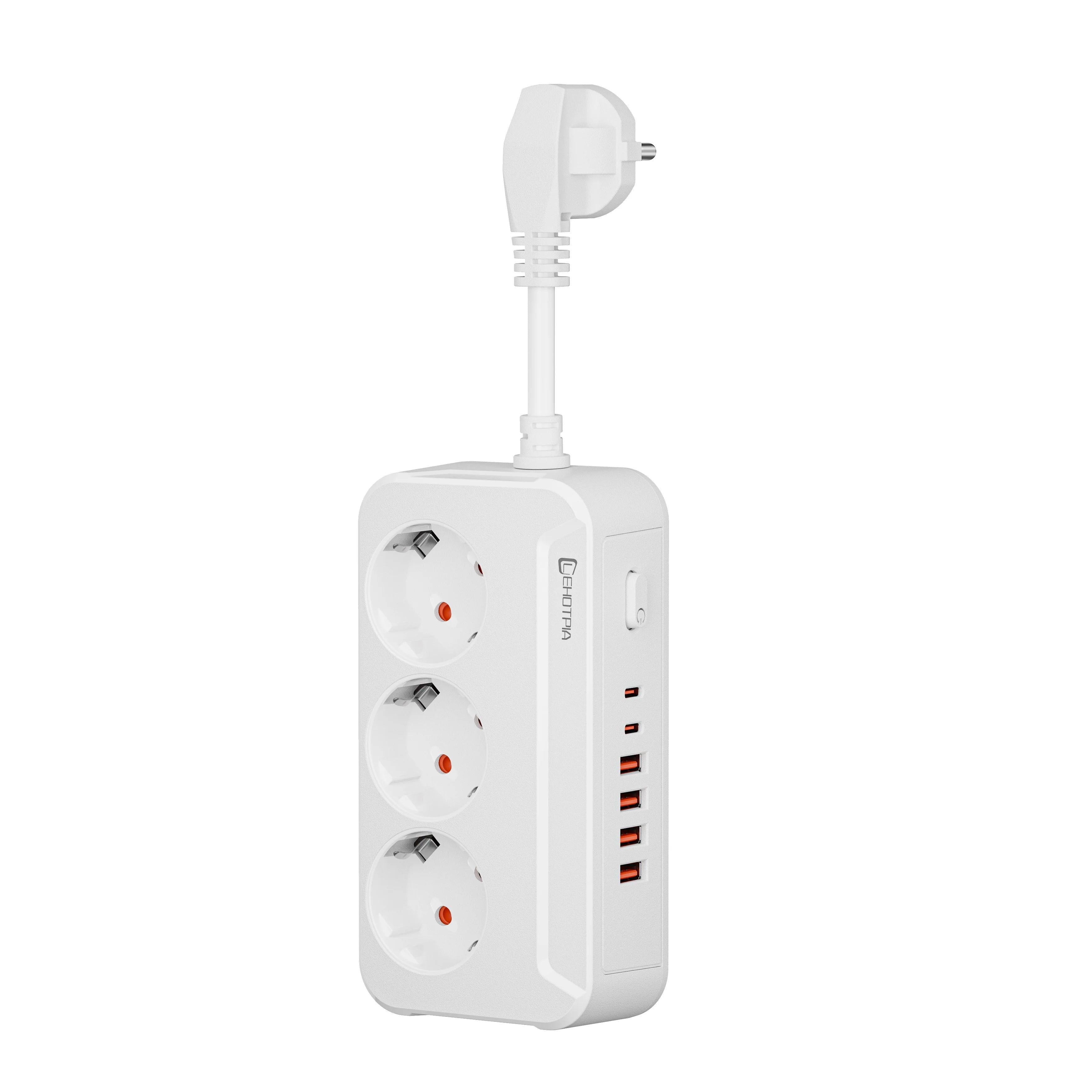 EU Power Strip with USB-C