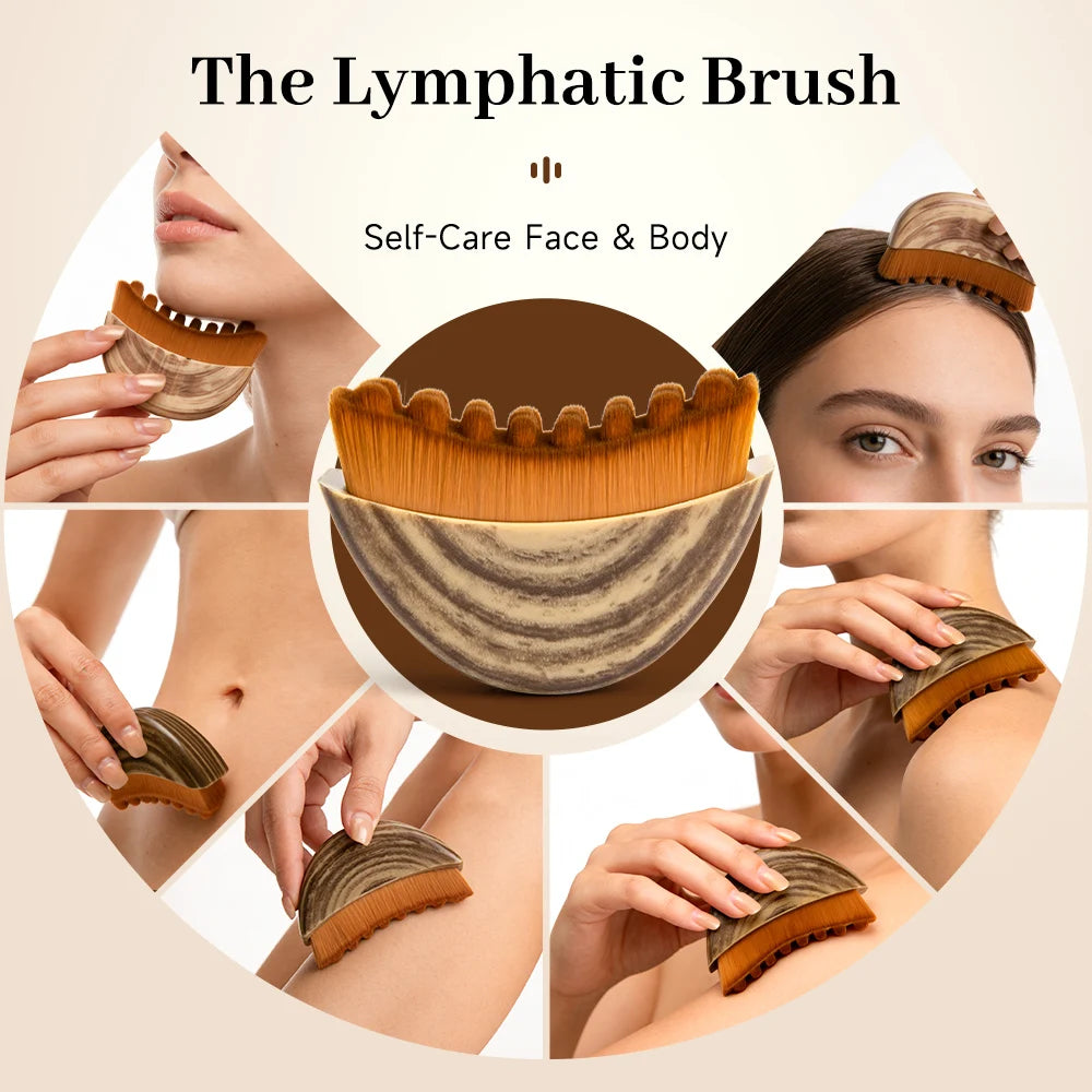 Portable Lymphatic Facial Sculpting Brush