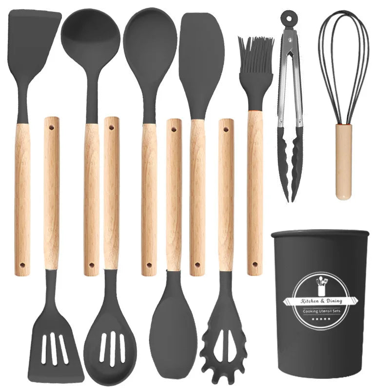 Silicone Kitchen Utensils Set