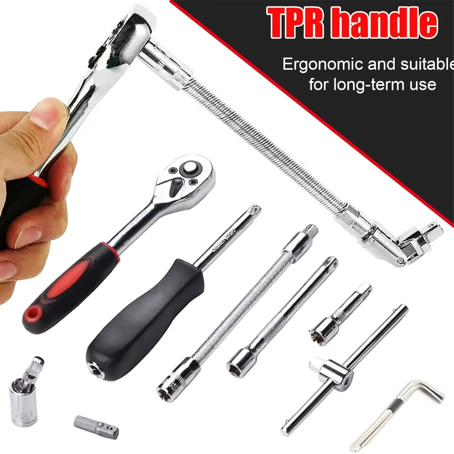 46-Piece Socket & Ratchet Set