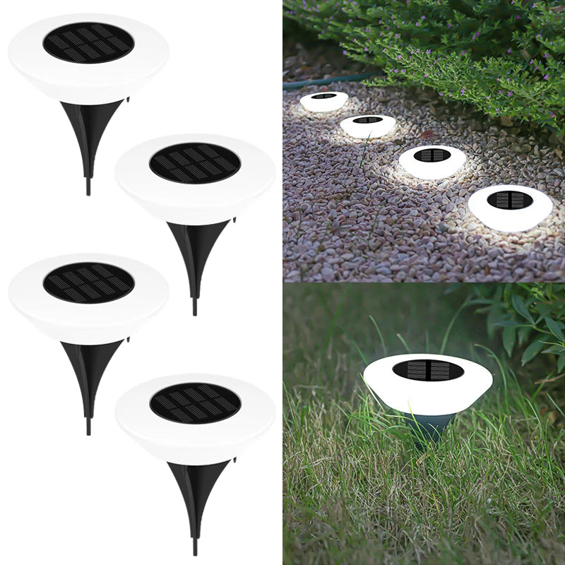 Solar LED Ground Lights (4 Pack)