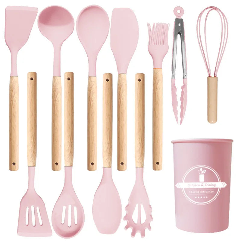 Silicone Kitchen Utensils Set