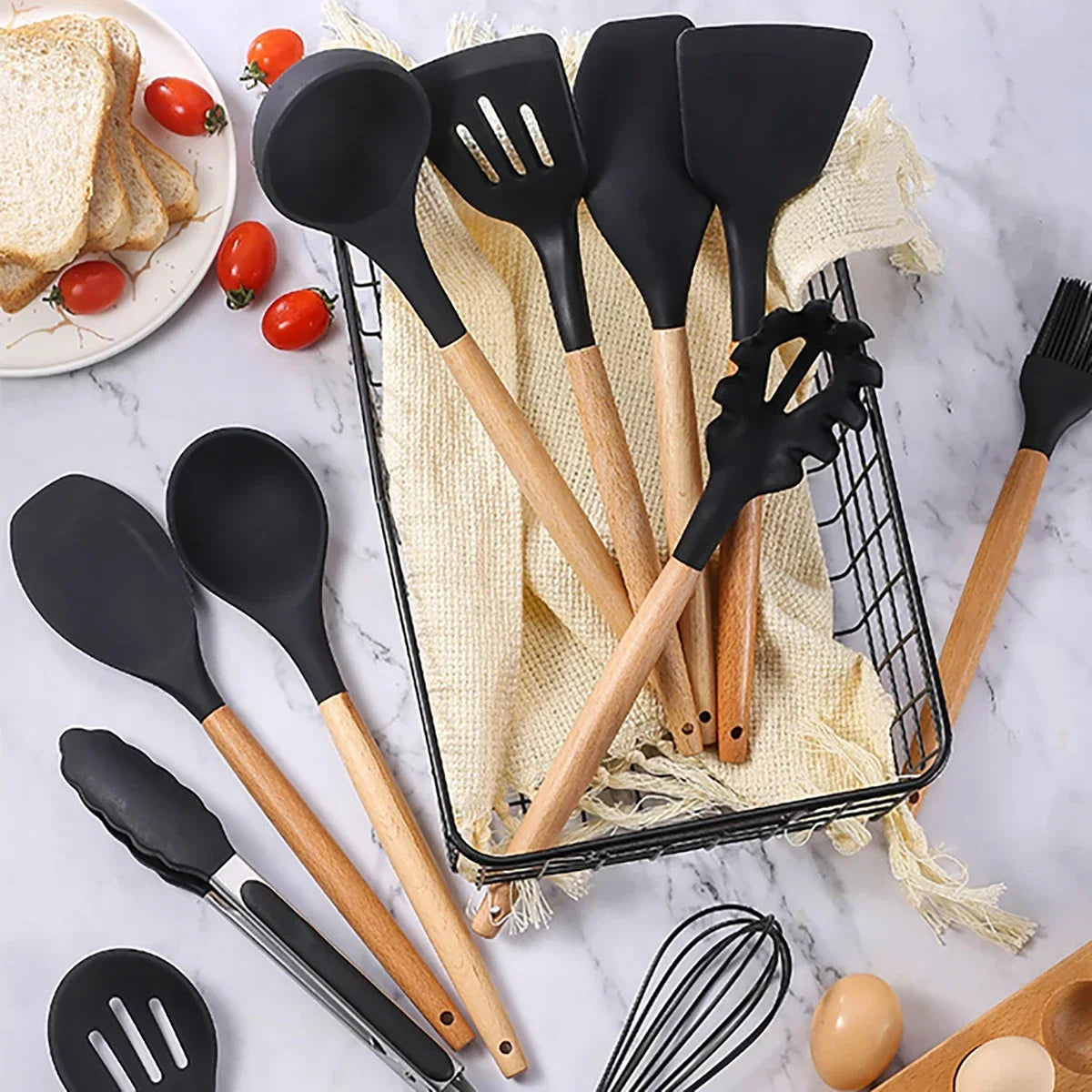 Silicone Kitchen Utensils Set