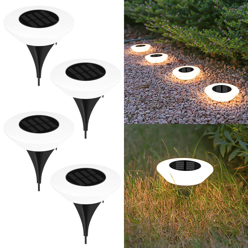 Solar LED Ground Lights (4 Pack)