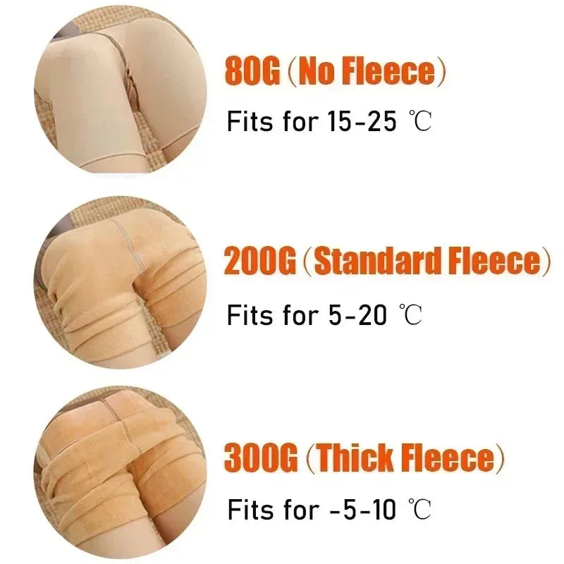 Women's Thermal Fleece-Lined Tights