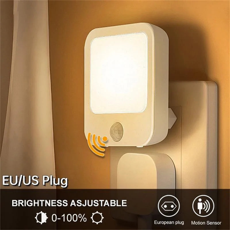 Motion Sensor LED Night Light (EU Plug)
