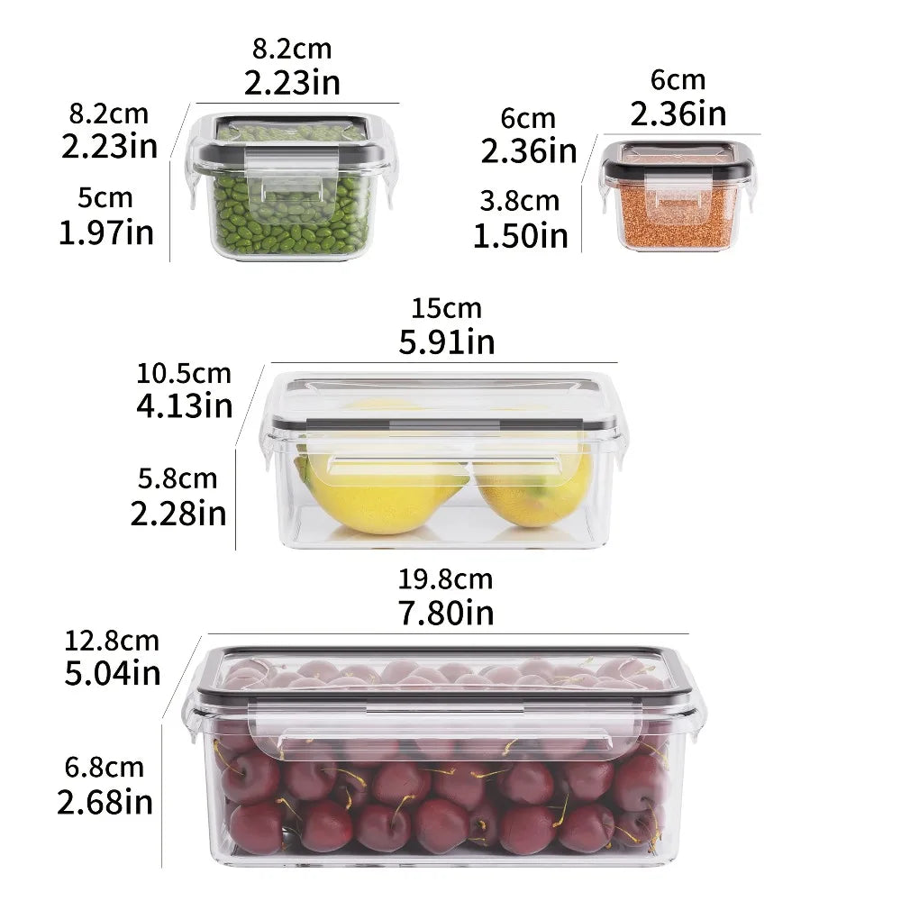 8PC Airtight Food Storage Containers
