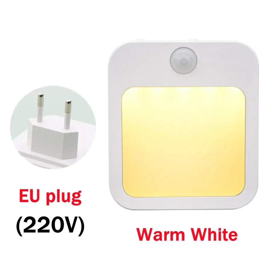 Motion Sensor LED Night Light (EU Plug)