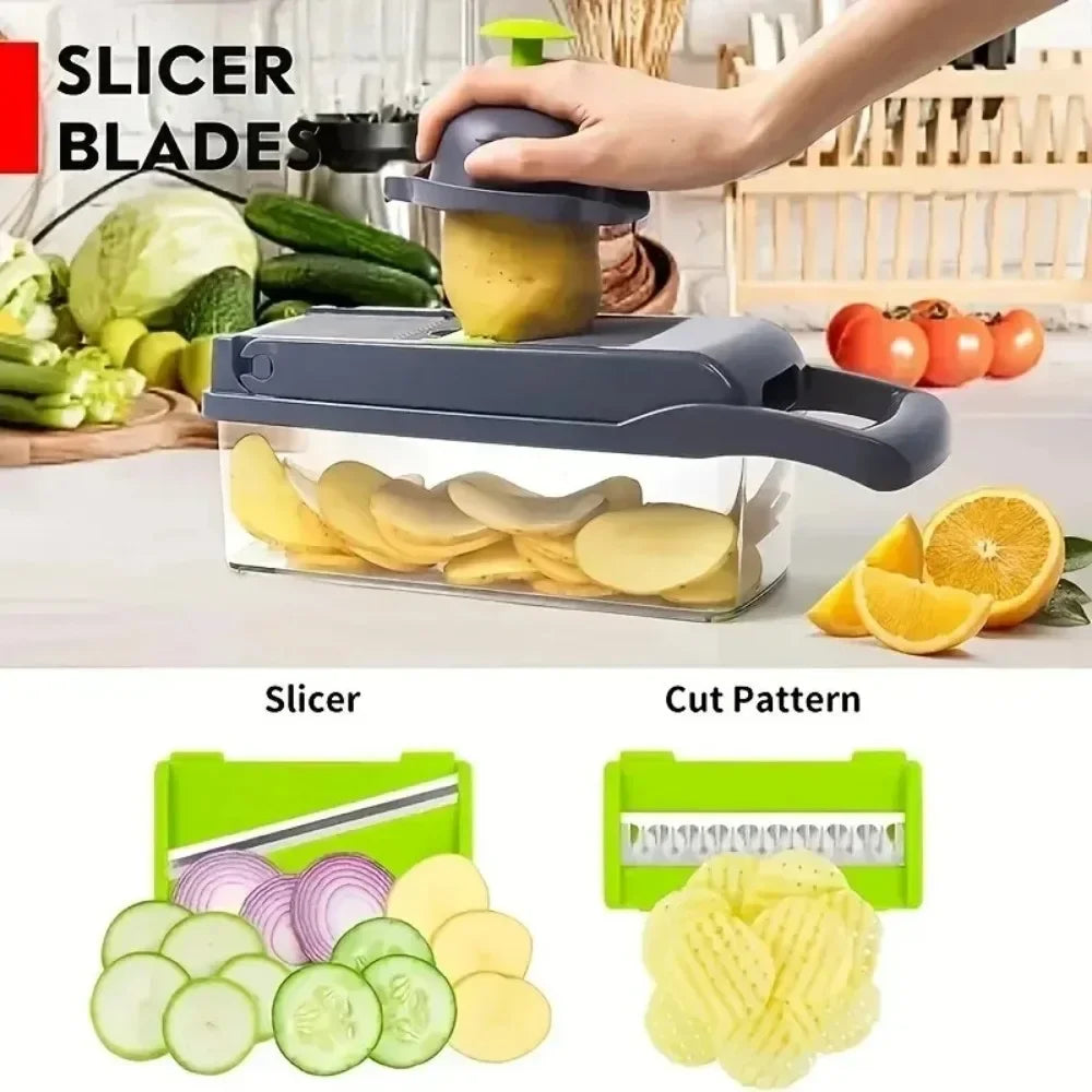 Multifunction Vegetable Chopper & Slicer