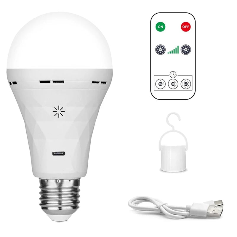 Rechargeable USB E27 LED Bulb