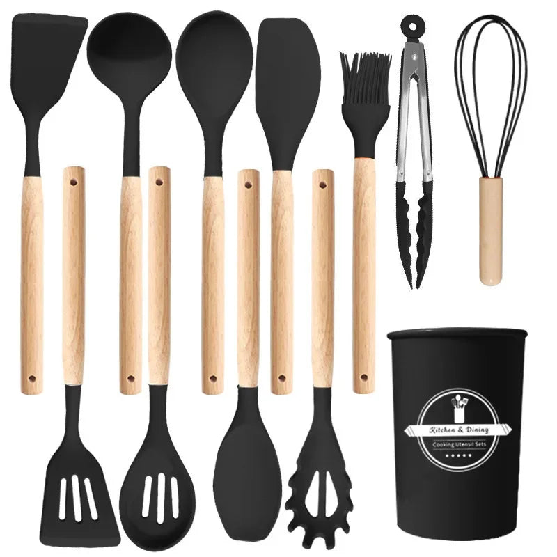 Silicone Kitchen Utensils Set