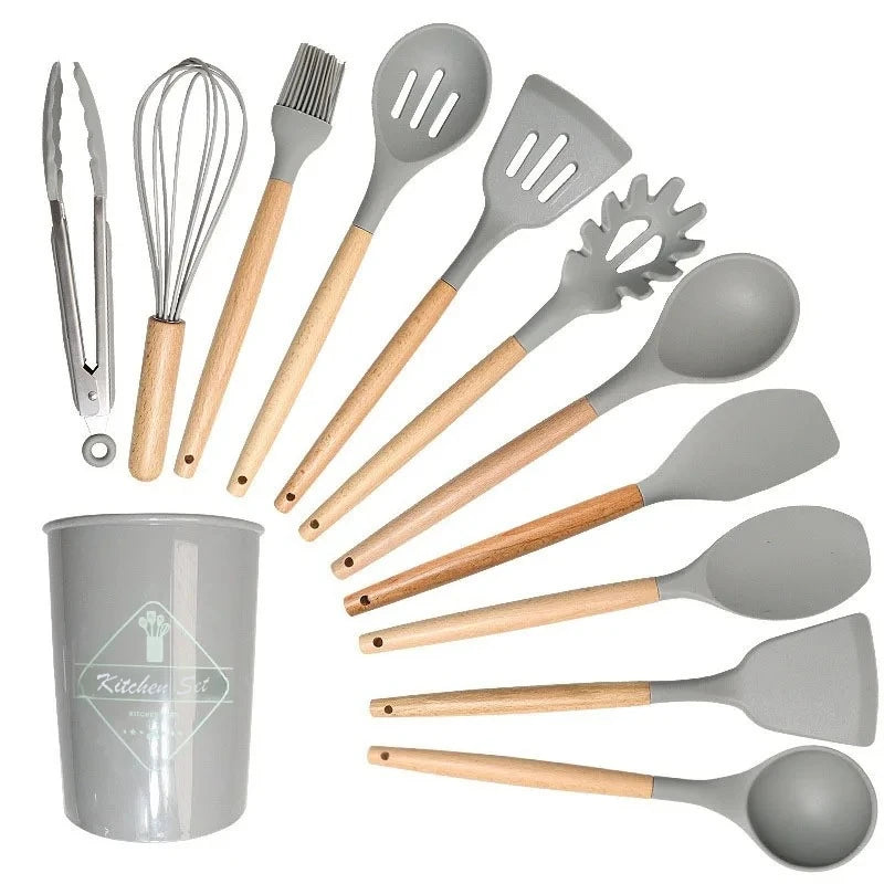 Silicone Kitchen Utensils Set