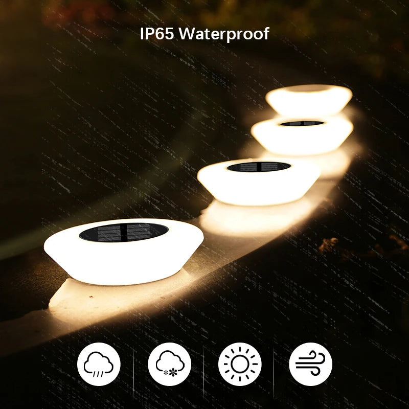 Solar LED Ground Lights (4 Pack)