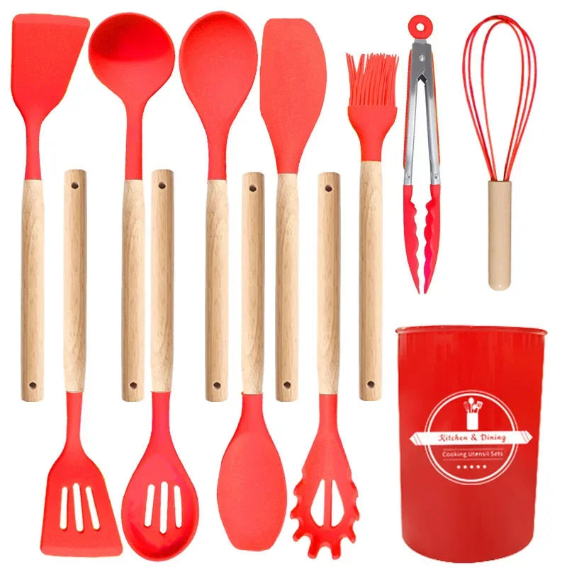 Silicone Kitchen Utensils Set