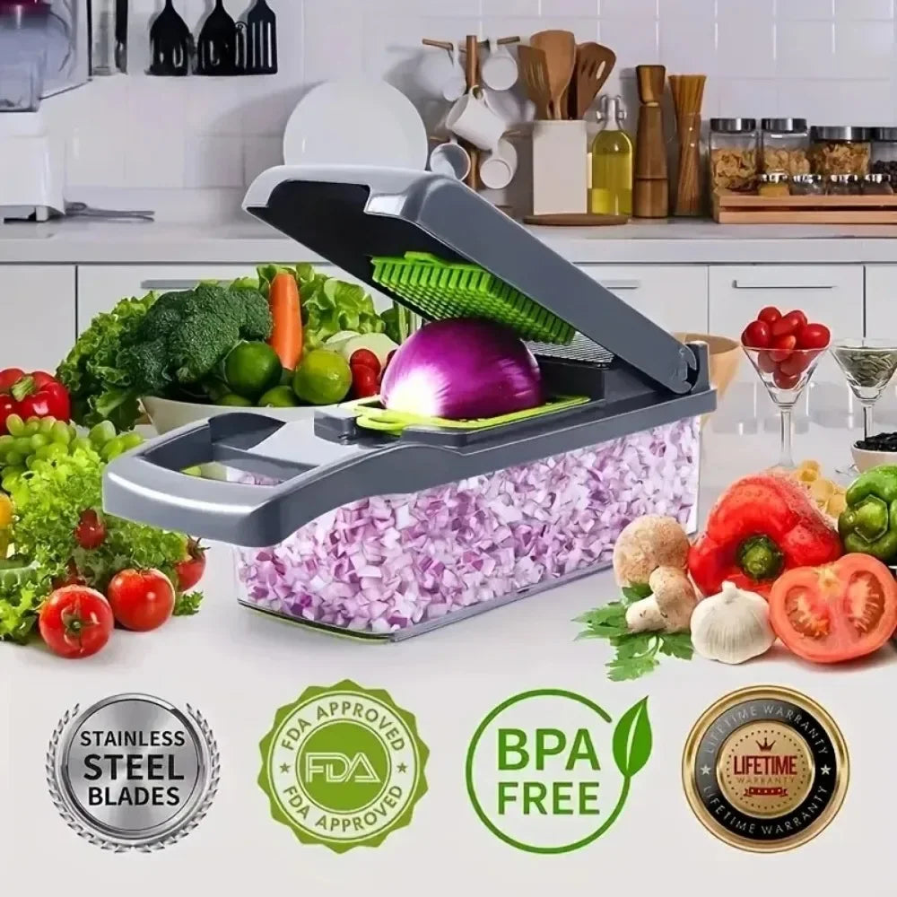 Multifunction Vegetable Chopper & Slicer