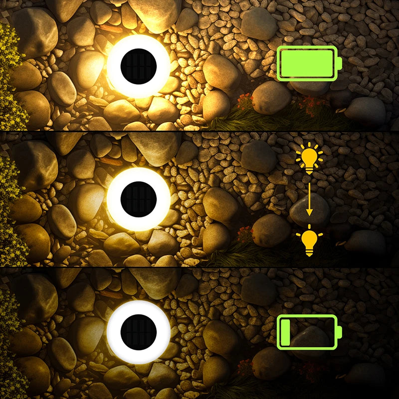Solar LED Ground Lights (4 Pack)