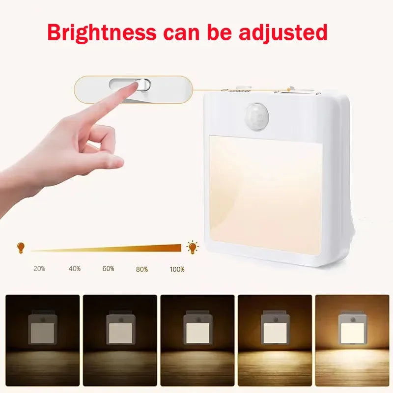 Motion Sensor LED Night Light (EU Plug)