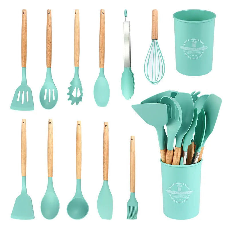 Silicone Kitchen Utensils Set