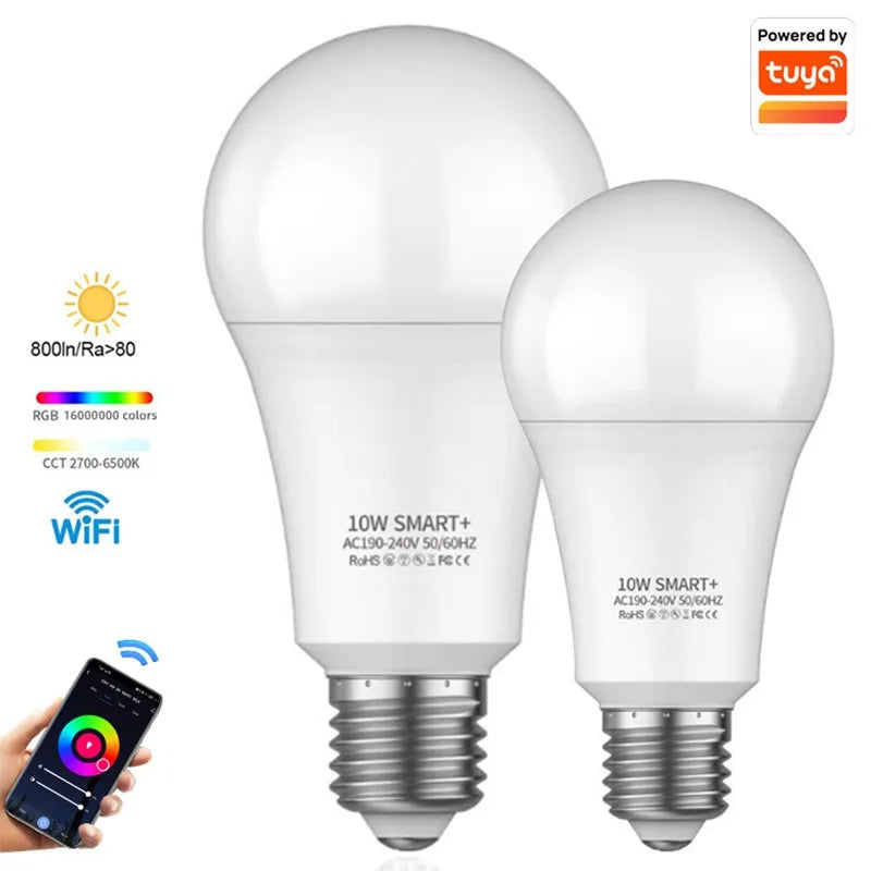 Smart RGB LED Bulb (WiFi Voice Control)