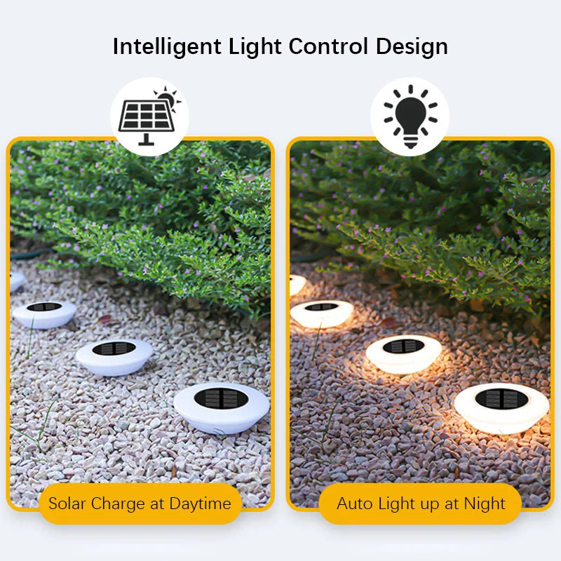 Solar LED Ground Lights (4 Pack)