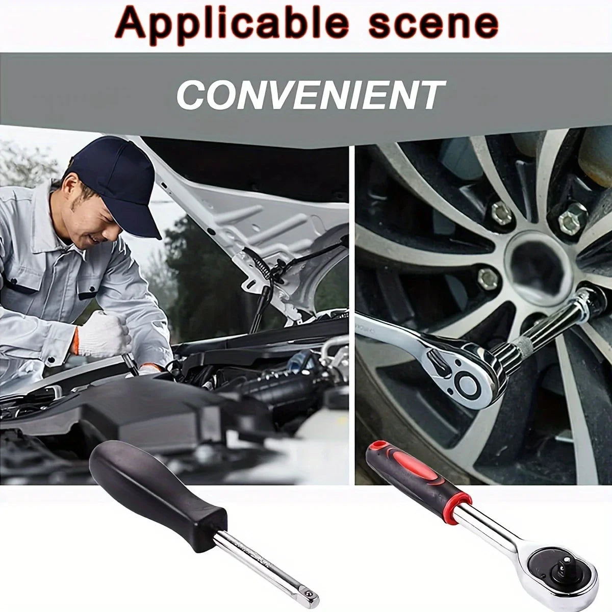 46-Piece Socket & Ratchet Set