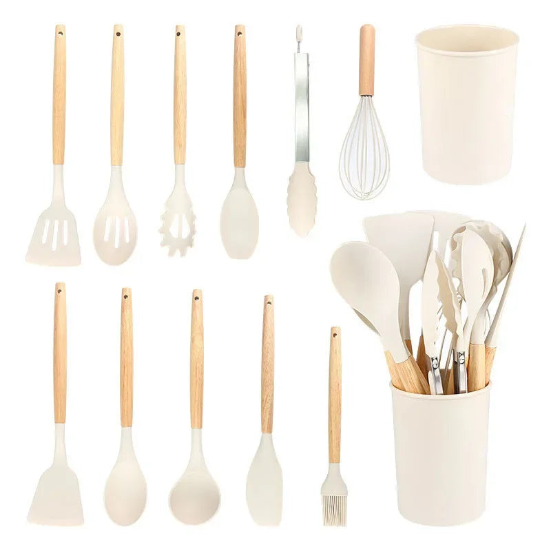 Silicone Kitchen Utensils Set