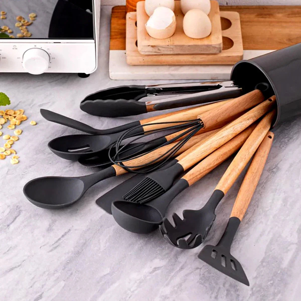 Silicone Kitchen Utensils Set